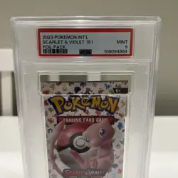 PSA 9 Pokemon 151 Booster Pack Scarlet & Violet Sealed Mew Mint Graded English - Image 3
