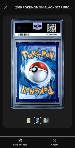 Pikachu 2019 Pokemon Sun Moon Team Up Promo #SM162 PSA 9 - Image 2