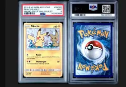 Pikachu 2019 Pokemon Sun Moon Team Up Promo #SM162 PSA 9 - Image 3