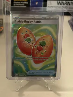 Pokemon TCG Ultra Rare Buddy-Buddy Poffin #167/132 Mega Evolution - Image 1