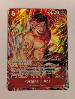 Portgas.D.Ace (Illustration Box Vol.5) ST15-005 One Piece Promotion Cards Foil - Image 1