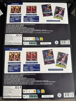 Lot Of Two Boxes! One Piece Card Game Illustration Box vol.6 Volume Bandai Namco - Image 3