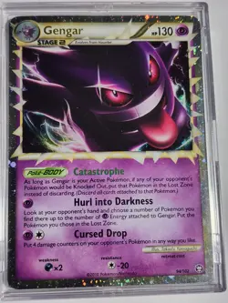 Pokemon Gengar Prime 94/102 Triumphant Ultra Rare Stage 2 Holo Card 2010 - Image 1