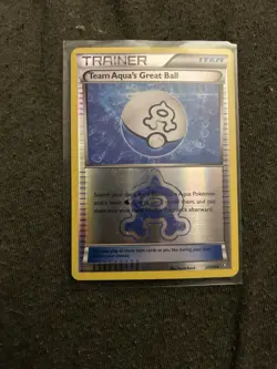 Pokemon Team Aqua's Great Ball Uncommon Reverse Holo Double Crisis 27/34 Card - Image 4