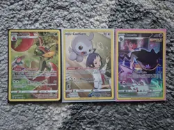 Pokemon TCG 3x Trainer Gallery Cards Full Art Sword & Shield NM Castform Banette - Image 1