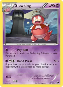 Slowking 49/108 Dark Explorers Pokemon Card LP - Image 1