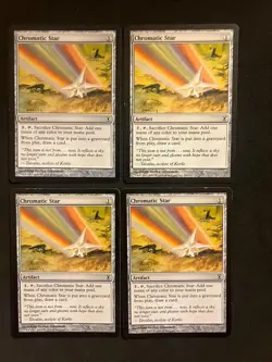 Chromatic Star x4 [Time Spiral] Magic MTG Cards LP - Image 1