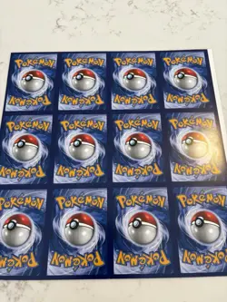 Pokemon Base Set Card Holo Uncut Cropped Sheet (See Description) - Image 4