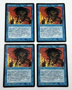 MTG Alliances FORCE OF WILL x4 *(1 NM / 3 LP) *playset *Magic - Image 1