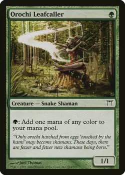 4 Orochi Leafcaller 4x x4 - LP - Champions of Kamigawa - SPARROW MAGIC mtg - Image 1