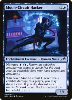 4x Moon-Circuit Hacker - NM - Neon Dynasty - SPARROW MAGIC - Image 1
