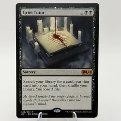Magic MTG: Grim Tutor - Core Set 2021 (M21) Near Mint Mythic Rare - Image 1