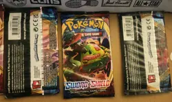 10pks: Pokemon Sword And Shield (Base) Booster Packs - 10 Booster Packs - Image 3