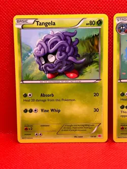 Pokemon Tcg Tangela 13/30 & Tangrowth - 25/30 - XY Trainer Kit Non Holo - Image 2