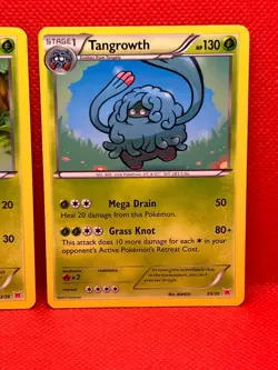 Pokemon Tcg Tangela 13/30 & Tangrowth - 25/30 - XY Trainer Kit Non Holo - Image 3