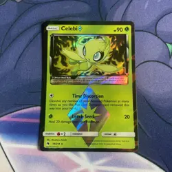 Pokemon Celebi Prism Star #19/214 Lost Thunder Holo mint TCG - Image 1