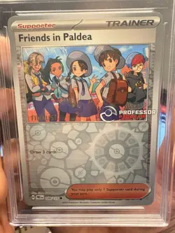 Pokemon TCG “Friends In Paldea” 109/131 Professor Program FINALIST Promo Stamp - Image 1