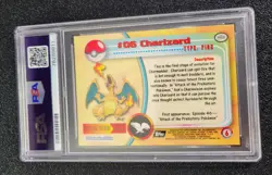 PSA 9 MINT 1999 FOIL CHARIZARD POKEMON T.V. #6 G4586 - Image 3