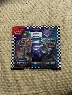 Pokemon TCG Eraser Blister Gengar Scarlet and Violet + 2 Boosters - Image 1