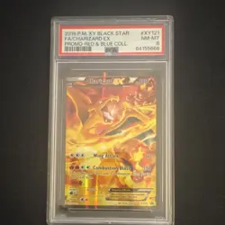 Pokemon Charizard EX XY Black Star Promo XY121 Full Art Holo Foil PSA 8 English - Image 1