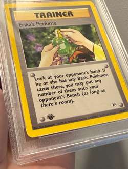 Erika's Perfume 110/132 - 1st Edition PSA 10 2000 Gym Heroes 110 Pokemon POP 45! - Image 3