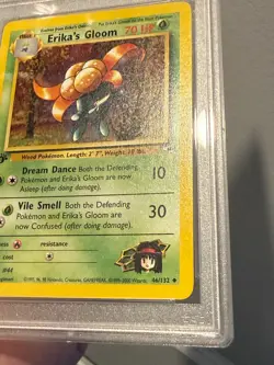 Erika’s Gloom 46/132 - 1st Edition PSA 10 - Gym Heroes 2000 Pokemon TCG 46 RARE! - Image 4