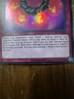 Ring of Destruction LCKC-EN050 Legendary Collection Kaiba Unlimited - Image 2