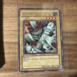 Yugioh - Alpha the Magnet Warrior DOR-001 Secret Rare Promo - Image 1