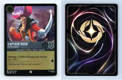 Captain Hook #186/204 Lorcana Reign Of Jafar 2025 Disney Common Foil TCG Card - Image 1