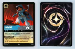 Jasmine #171/204 Lorcana Reign Of Jafar 2025 Disney Super Rare TCG Card - Image 1