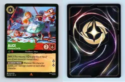 Alice #104/204 Lorcana Reign Of Jafar 2025 Disney Rare TCG Card - Image 1