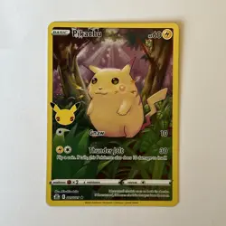 Pikachu 005/025 Full Art Celebrations Pokemon TCG Card - Image 1