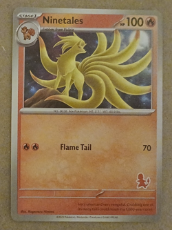 Ninetales Card My First Battle Charmander Stamped Deck Exclusive - Image 1