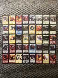 Vintage 2004 Duel Masters Card Lot (40) Wizards of the Coast Uncommon Common - Image 1