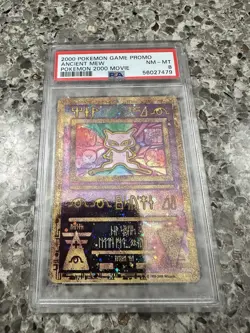 Pokemon Ancient Mew PSA 8 2000 Movie Promo Holo Basic English Card - Image 1