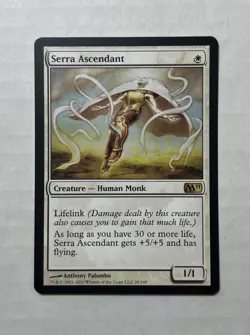 Serra Ascendant X1 - NM/M - M11 Magic 2011 MTG Magic The Gathering Card English - Image 1