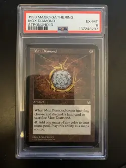 Mox Diamond Stronghold PSA 6 Regular Card - Image 1