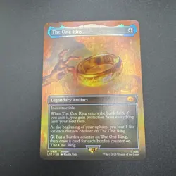 Magic The Gathering The One Ring Borderless Foil Promo Scene Bundle - Image 3