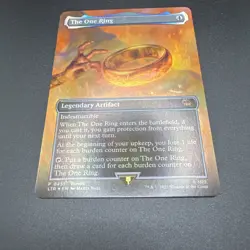Magic The Gathering The One Ring Borderless Foil Promo Scene Bundle - Image 4