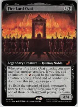 MTG Fire Lord Ozai (Extended Art) Normal NM Avatar: The Last Airbender: Eternal- - Image 1