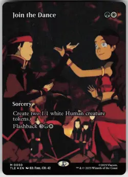 MTG Join the Dance (Borderless) Foil NM Avatar: The Last Airbender: Magic 50 - Image 1