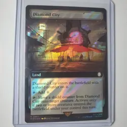 Diamond City Extended Art Surge Foil Pip 0967 NM MTG Magic - Image 1
