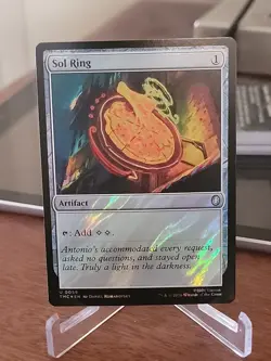 Sol Ring NM Surge Foil #59 - MTG Commander Teenage Mutant Ninja Turtles - Image 1