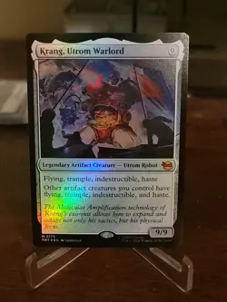 Magic the Gathering: Krang, Utrom Warlord Teenage Mutant Ninja Turtles Foil - Image 1