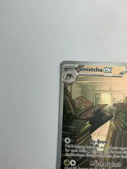 Pokemon TCG Sinistcha ex 210/167 Twilight Masquerade SIR NM Condition - Image 3