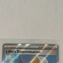 Pokemon TCG Holo Ultra Rare Full Art Lillie's Determination Trainer 169/132 - Image 3