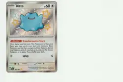 Pokemon TCG Ditto 201/091 Paldean Fates Shiny Ultra Rare Holo - Image 1