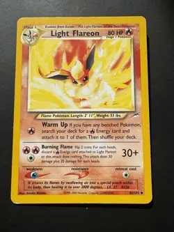 Pokemon Card – Light Flareon – 46/105 – Neo Destiny - Image 1