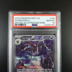 PSA 10 Hydreigon ex 169/086 Pokemon White Flare Full Art Graded - Image 2