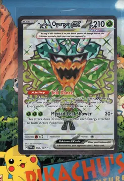 Pokemon TCG Teal Mask Ogerpon ex 190/167 Twilight Masquerade NM/M - Image 1